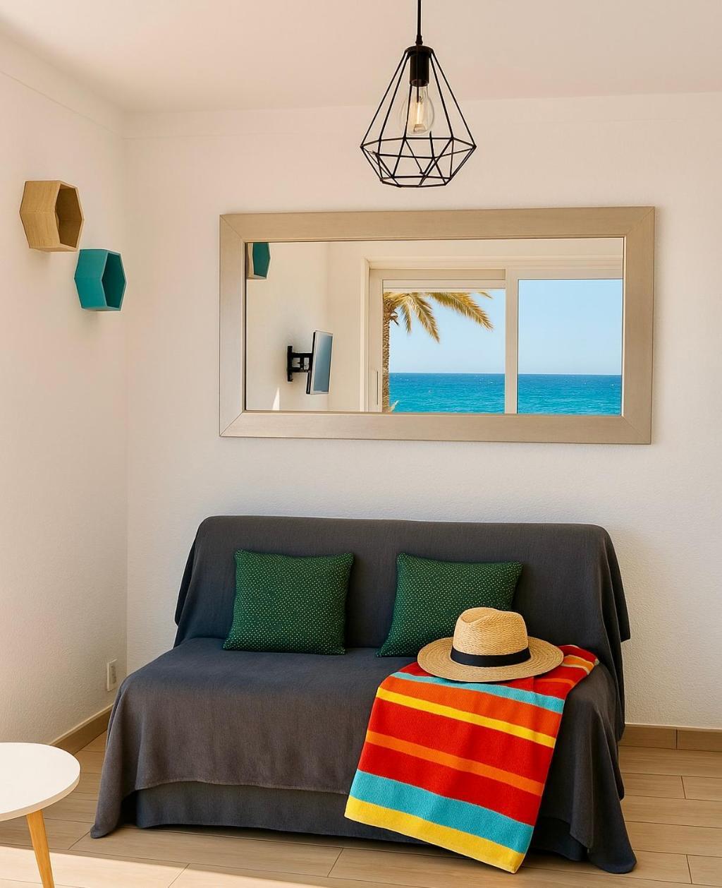 "Plage" Splendide Vue Mer Depuis La Chambre Et Le Salon Cuisine, 20M De La Plage! 卡内 外观 照片